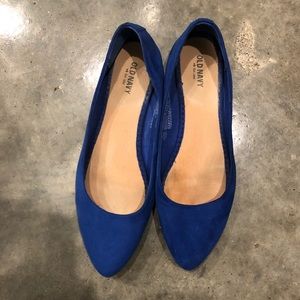 Cobalt blue flats